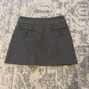 Y2K mini wool skirt
